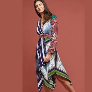 Anthropologie: Amazing Hankerchief Dress! Size 12